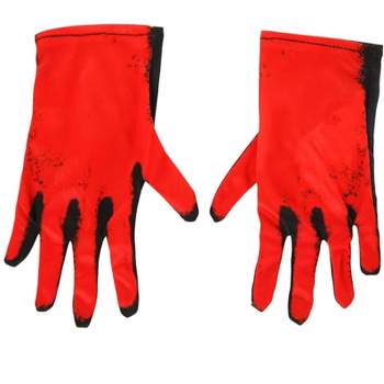HalloweenCostumes.com One Size Fits Most Boy  Miles Morales Child Gloves., Black/Red