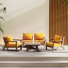 WestinTrends Avalon Outdoor 5-Piece Modular Sectional Patio Furniture Sofa Set - 2 of 4
