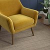 Lounge Chair with Non-Removable Cushions, Solid Wood Frame, and Easy-Clean Design - 4 of 4