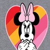Women's - Disney - Oops Minnie Rainbow Heart Short Sleeve Graphic T-Shirt - 2 of 4