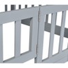 NicBex Twin over Twin Bunk Bed Pine Bed Frame Loft Bed with Door, Slide, Ladder and Full Length Guardrail, No Box Spring Required - 4 of 4