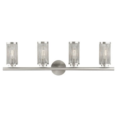 Livex Lighting Industro 4 - Light Vanity in  Brushed Nickel