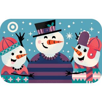 Snowman Sweaters Gift Card