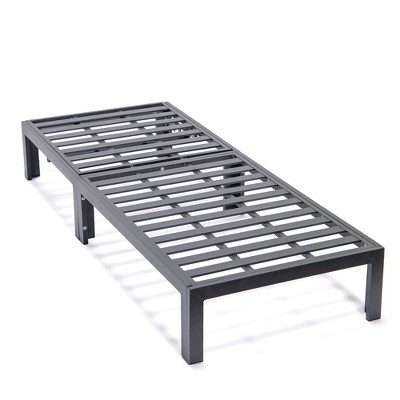 Chelsea Modern Aluminum Outdoor Chaise Lounge with Orange Cushions