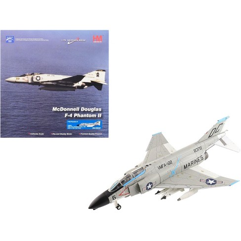 McDonnell Douglas F-4B Phantom II Aircraft "VMFA-122, DA Nang Air Base" (1968) US Marines 1/72 Diecast Model by Hobby Master - image 1 of 4