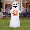 Gemmy Airblown Inflatable Ghost w/JOL , 4 ft Tall, Multi - 2 of 2
