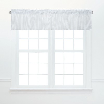 C&F Home Trellis Stripe Valance Set of 2