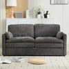 Cloud Sofa Set, Oversized Upholstered Couch with Double Cushions, Comfy Sectional Sofa Group for Living Room-- Frevyn - 2 of 4