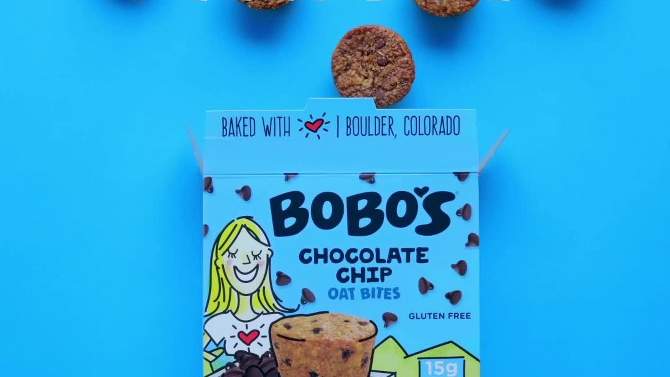 Bobo&#39;s Original with Chocolate Chips Bites - 6.5oz, 2 of 13, play video