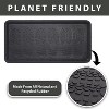 Envelor 32" x 16" Rubber Boot Tray for Entryway Indoor Shoe Trays - 2-Pack - 4 of 4
