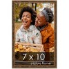 PosterPalooza | Photo Size Textured Gold Picture Frame - UV Acrylic, Foam Board Backing, Hanging Hardware - 2 of 4
