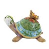 Roman 4.0 Inch Colorful Turtle Figurine Butterfly Flowers Figurines - image 3 of 3