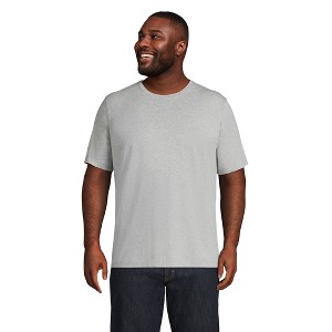 Lands' End Men's Short Sleeve Cotton Supima Tee - 1 of 4