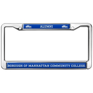 Borough of Manhattan Community College Alumni Full Size Standard License Plate Metal Frame - 1 of 4