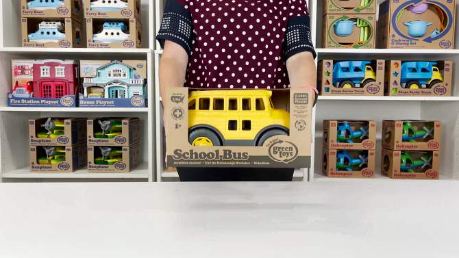 Green Toys School Bus, 2 of 10, play video