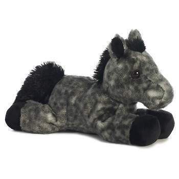 Aurora Mini Flopsie 8" Storm Dapple Gray Horse Grey Stuffed Animal