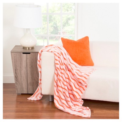 Crayola Fuzzy Orange Throw Blanket (50"x60")