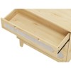 Rattan 3 Different Drawer Dresser for Bedroom,Natural Modern Closet Dresser with Wooden, Handles and Wooden Legs, Equipped with Anti-Tip Kits - 4 of 4