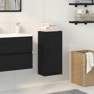 CLIHOME Modern 26.4" H Wall-Mounted Bathroom Storage Cabinet Engineered Wood Medium - 1 of 4