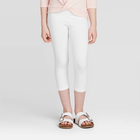 Girls White Leggings : Target