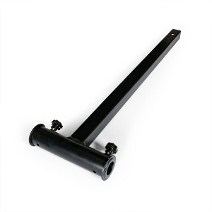 Camco Durable Alloy Steel Hitch Mount Umbrella Holder for Shaded Outdoor Traveling, Tailgates, Backyard Patios, and Beach Events, Black - 1 of 4