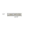 HomeRoots 5" X 24" Gray and Brown Lake House Metal Wall Decor - 3 of 4