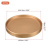 Unique Bargains Indoor Ceramic Round Plant Pot Saucers Tray 2 Pcs - 2 of 4