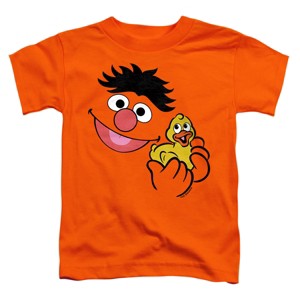 Toddler Boys' Sesame Street Ernie Holding Rubber Duckie T-Shirt - 1 of 4