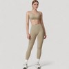 Anna-Kaci Active Women's Seamless High Waist Compression Leggings with Sculpting Back Detail and Stretch Knit Fabric - 2 of 4