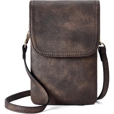 Vegan Leather Small Crossbody Bags for Women Adjustable Strap