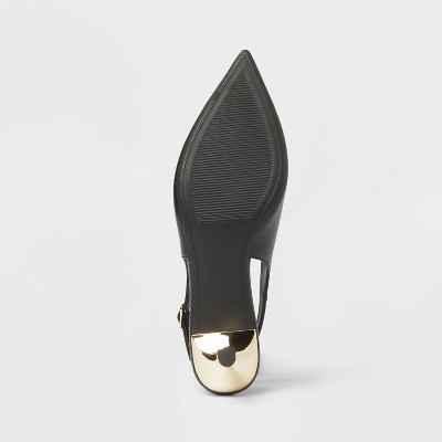 Women’s Samantha Heels with Memory Foam Insole – A New Day Black