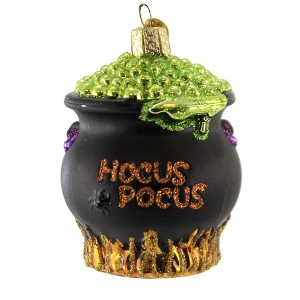 Old World Christmas 3.75 In Halloween Cauldron Ornament Witches Brew Tree Ornaments - 1 of 3
