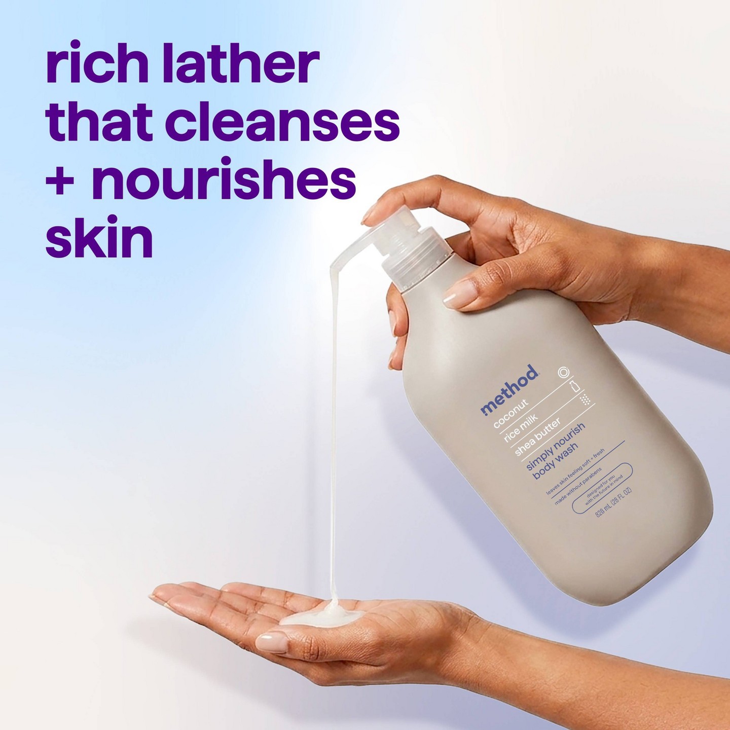 Гель для душа Method Simply Nourish, 28 fl oz — фото 5