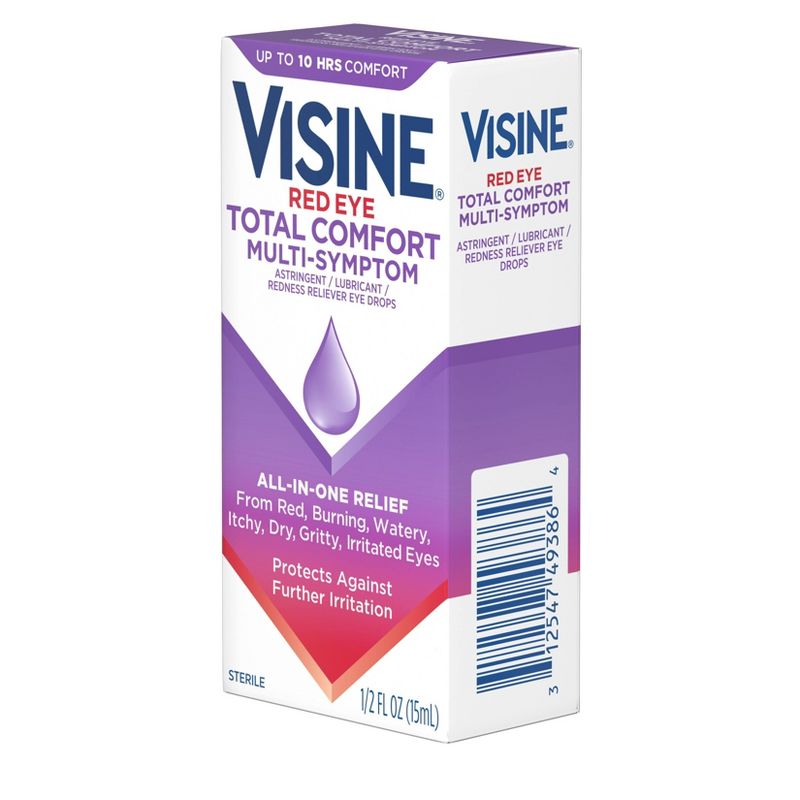 Visine Totality Multi-Symptom Relief Red Eye Drops - 0.5 fl oz, 5 of 9