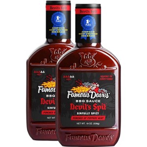 Famous Dave's Devil's Spit BBQ Sauce 19 oz. (Pack of 2) - 1 of 1