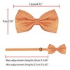 Allegra K Men's Halloween Polka Dots Pre-Tied Work Formal Party Tuxedo Bowknot Bow Ties - 4 of 4