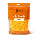 Finely Shredded Mild Cheddar Cheese - 8oz - Good & Gather™