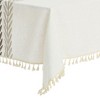 Unique Bargains Rustic Cotton Linen Waterproof Dinner Party Christmas Table Cover 2 Packs - 4 of 4