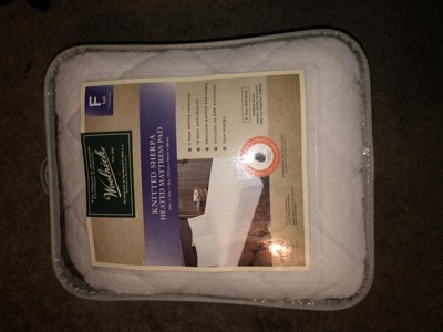 Electric Heated Faux Shearling Mattress Pad Woolrich Target