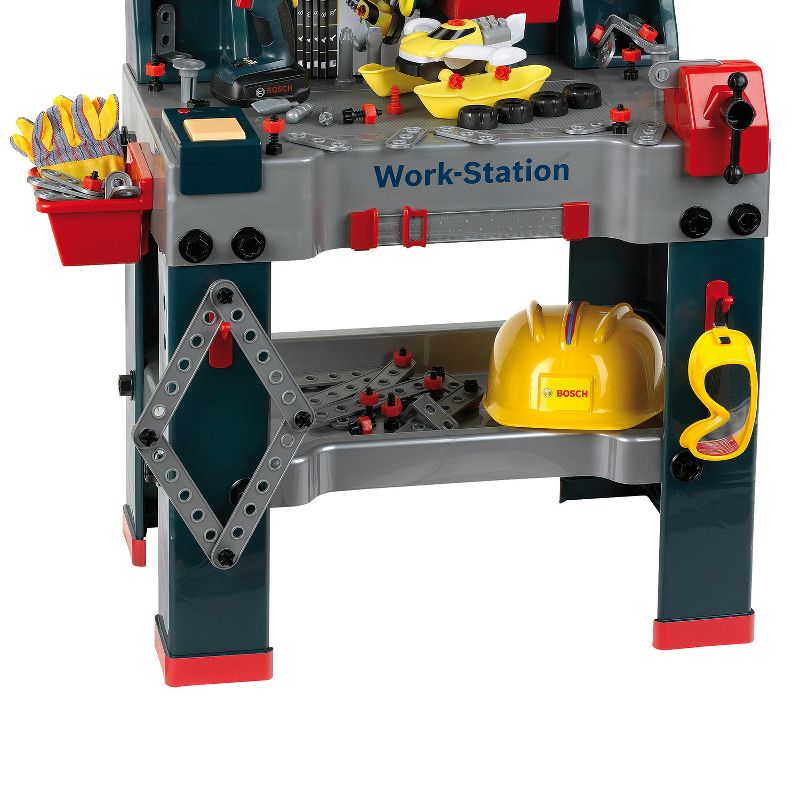Theo Klein Bosch Jumbo Work Station Workbench Premium DIY Children's Toy Toolset Kit with Accessories for Kids Ages 3 Years Old and Up, 3 of 7