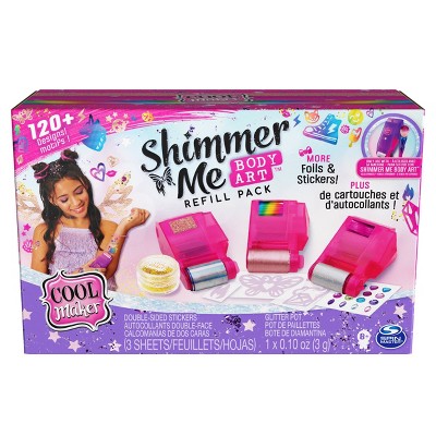 Cool Maker Shimmer Me Body Art Refill Pack