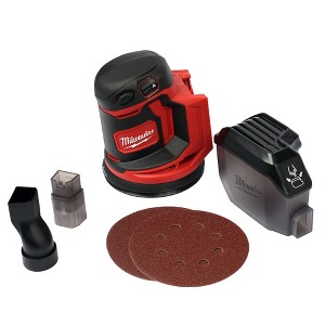 Milwaukee M18 18V Lithium-Ion Random Orbit Sander with Dust Canister and Hose Adapter : Milwaukee - 1 of 4