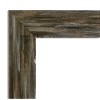 Amanti Art Fencepost Narrow Petite Bevel Wood Bathroom Wall Mirror - 2 of 4