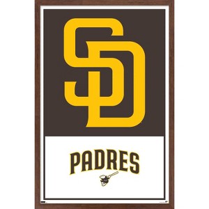 Trends International MLB San Diego Padres - Logo 22 Framed Wall Poster Prints - 1 of 4