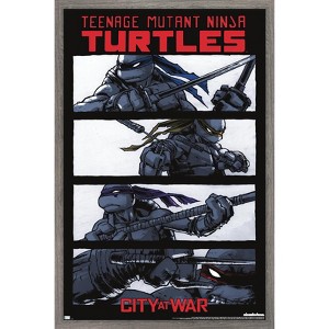 Trends International Nickelodeon Teenage Mutant Ninja Turtles - IDW Grid Framed Wall Poster Prints - 1 of 4
