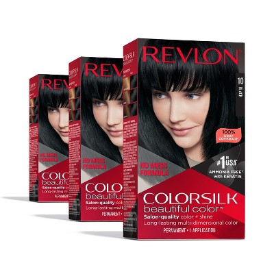 Revlon Colorsilk Beautiful Color Permanent Hair Color - 13.2fl Oz/3ct ...