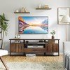 75-inch TV Stand, Mid-Century Modern Entertainment Center with Storage, Tall Media Cabinet with Drawers for Living Room - 4 of 4