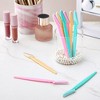 Glamlily 60-Pack Eyebrow Facial Razor, Multipurpose Dermaplane Hair Remover Trimmer Tool, Colorful Shaving Tool Bulk Set, Disposable Self-Care - 2 of 4