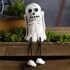 Transpac Spooky Skull Shelf Sitter Decorative Figurine for Halloween Indoor Tabletop Mantel Decor Unique Gift - 3 of 4