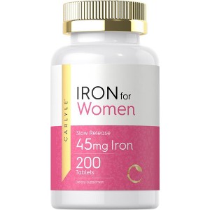 Carlyle Iron Supplement for Women 45mg | 200 Tablets - 1 of 3